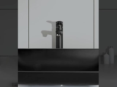 रंगीन क्रिस्टल ग्लास वॉश बेसिन बाथरूम पोत सिंक