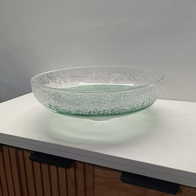 चिकनी खत्म ग्लास पोत बेसिन समकालीन डिजाइन कोई छेद नल माउंट